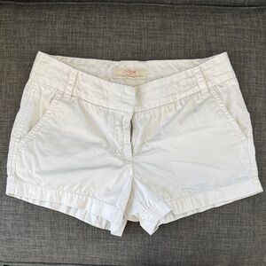 J. Crew Women's White Cargo Shorts